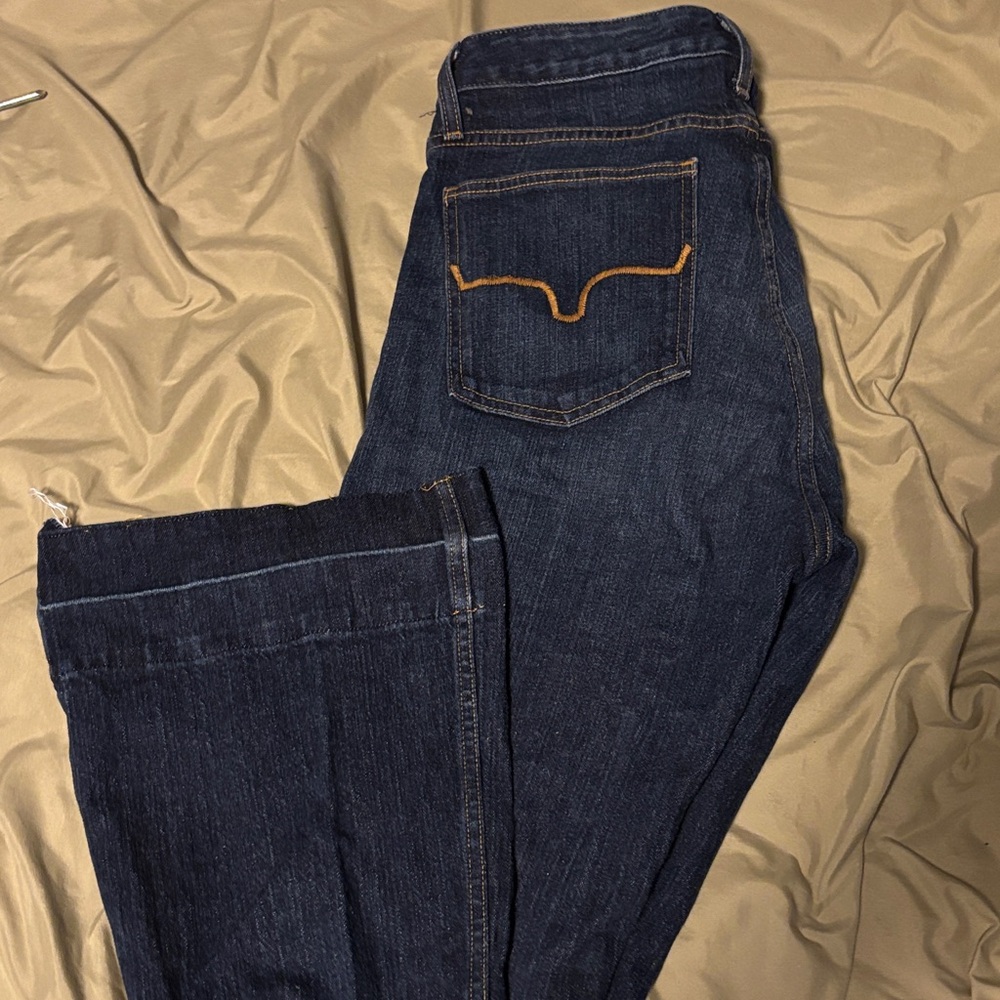 Kimes Ranch Dark Blue Straight Leg Jeans